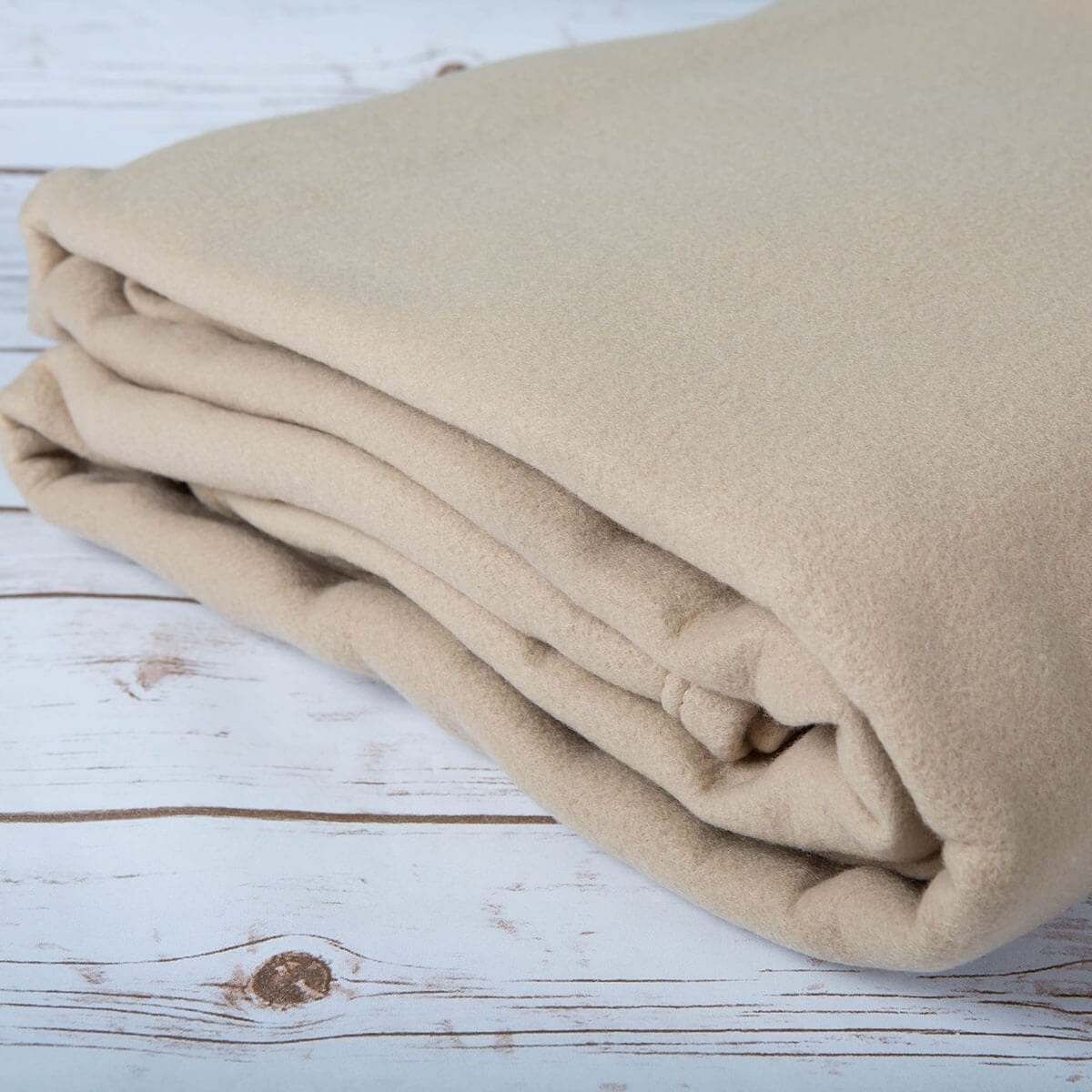 Polar Tan Brown Fleece Blanket For Single Beds Interweave Healthcare