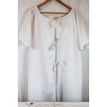 hospital gown with open back