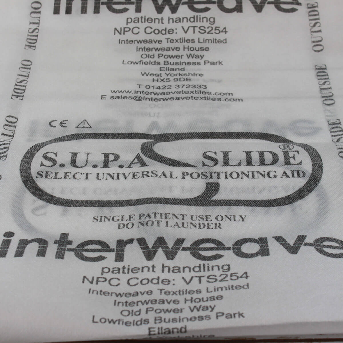 Disposable Sliding Sheets SUPA Slide Sheets Interweave Healthcare