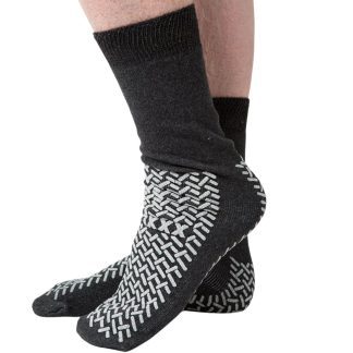 Double Tread Slipper Socks XXXL (Packs of 5 Pairs)