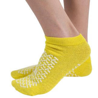 Fall Prevention Slipper Socks Medium (Packs of 5 Pairs)