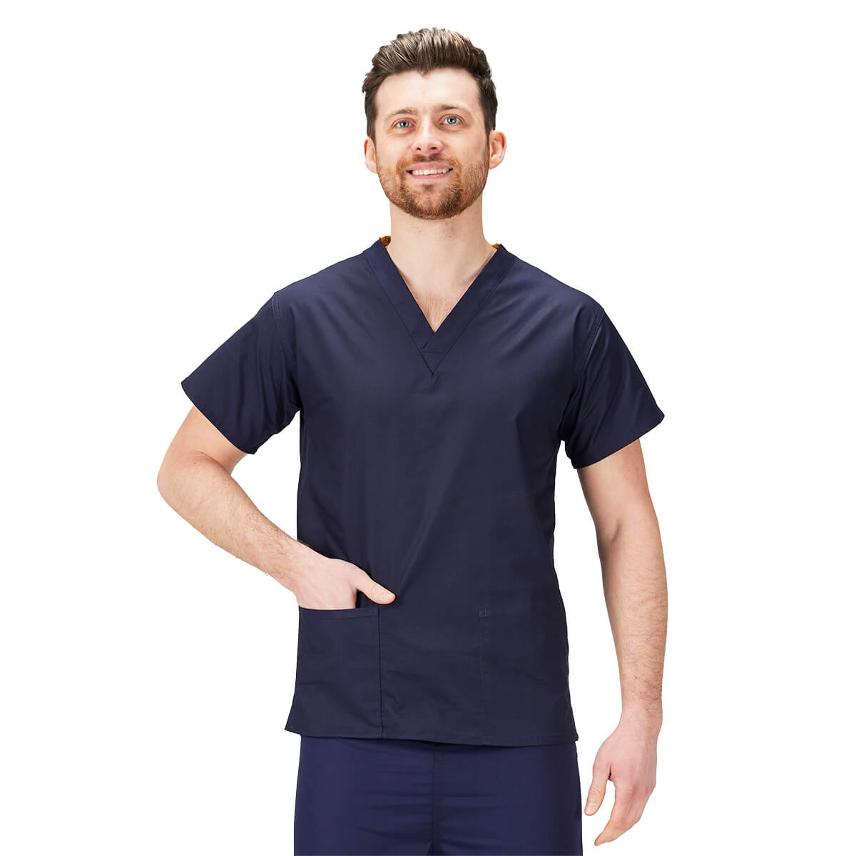 Navy Scrub Top | Scrub Suit Navy | Interweave Healthcare