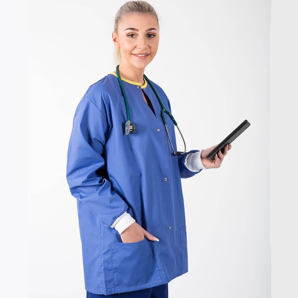 Nurse Scrub Jacket warm Up Jacket Interweave Healthcare