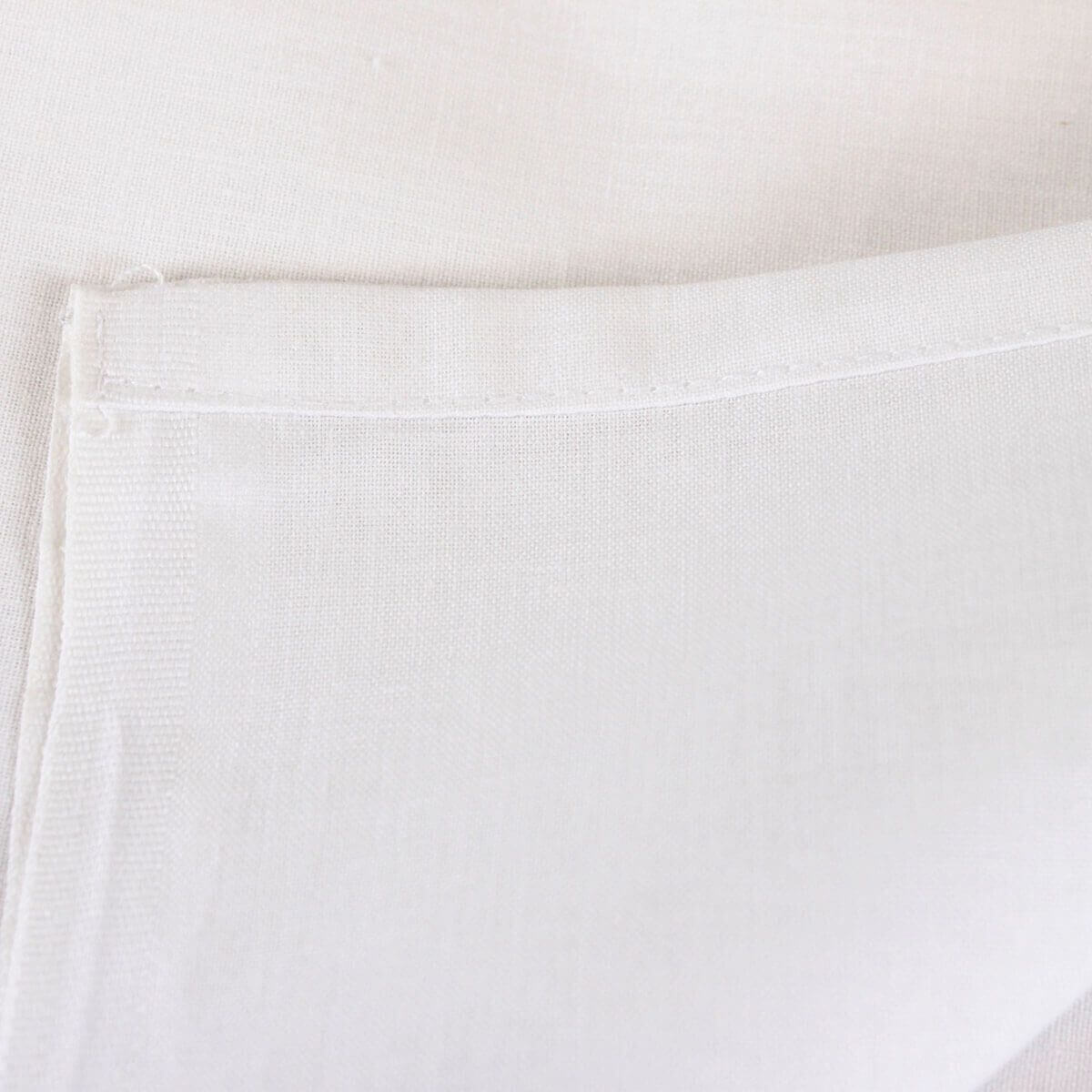 Cotton rich flat draw sheet