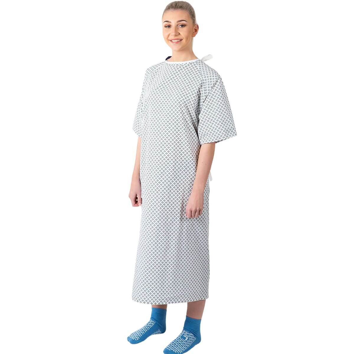 Lapover gown