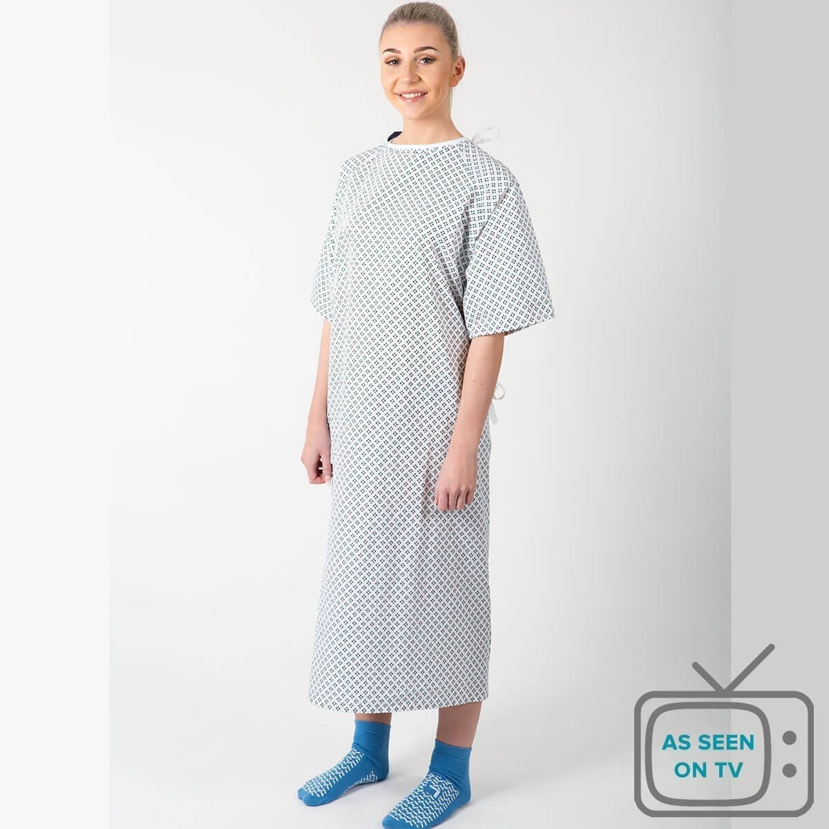 Hospital Gown Lapover Gown Interweave Textiles Ltd