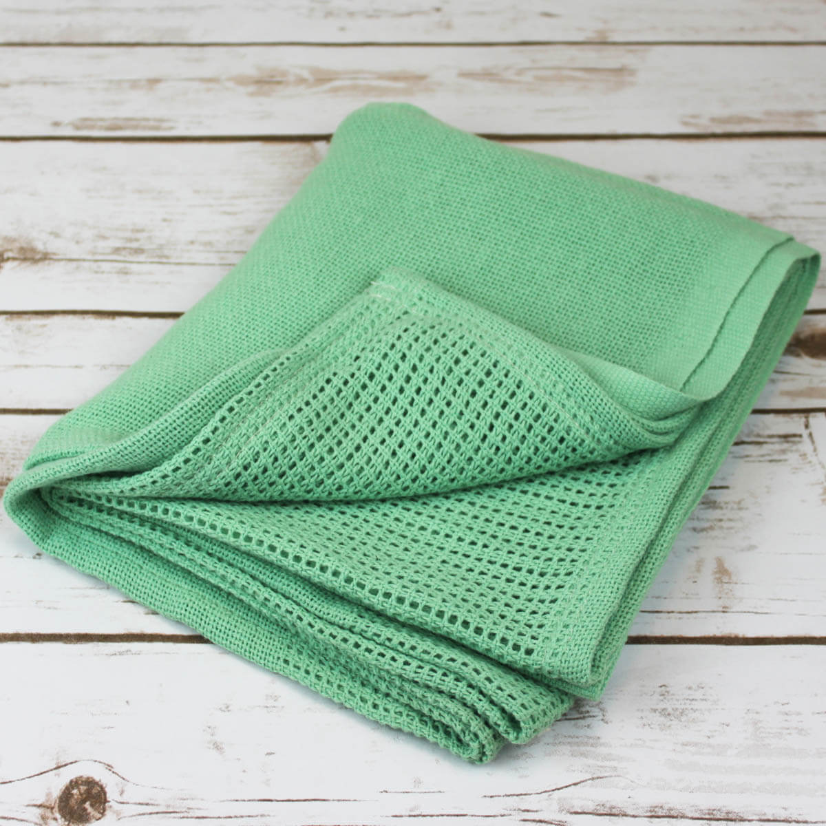 SALE: Green flame retardant cellular cot blankets or lap ...