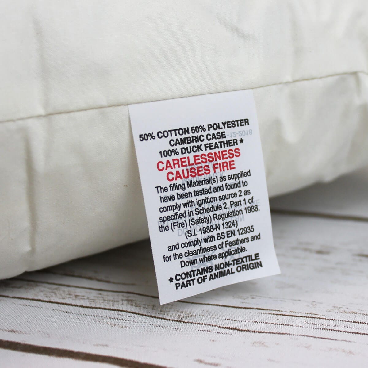 curled feather pillows