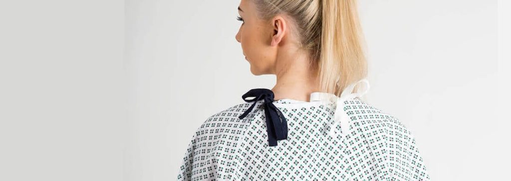 Hospital gown fabric