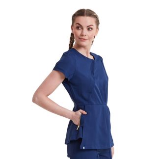 Kara Edit Novus Asymmetric Scrub Top