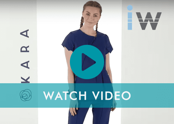 Kara Edit Novus Asymmetric Scrub Top & Fortis Tailored Trousers
