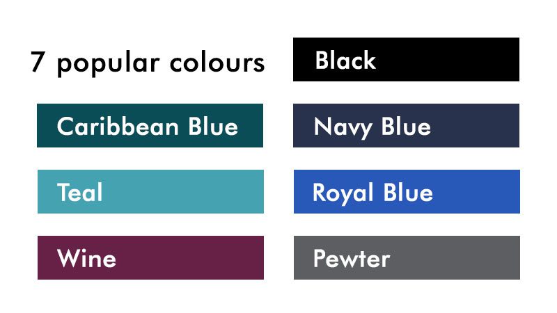 Renew sustainable scrubs colours