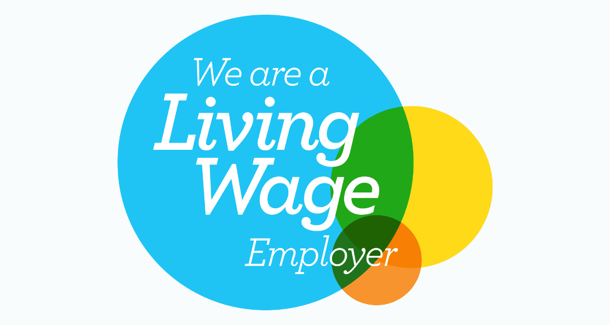We are an accredited living wage employer!