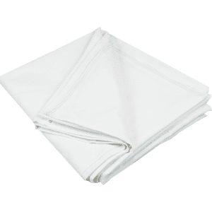 White cotton bed sheet
